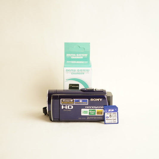 Sony Handycam HDR-CX110 Camcorder | Tested & Working | Blue