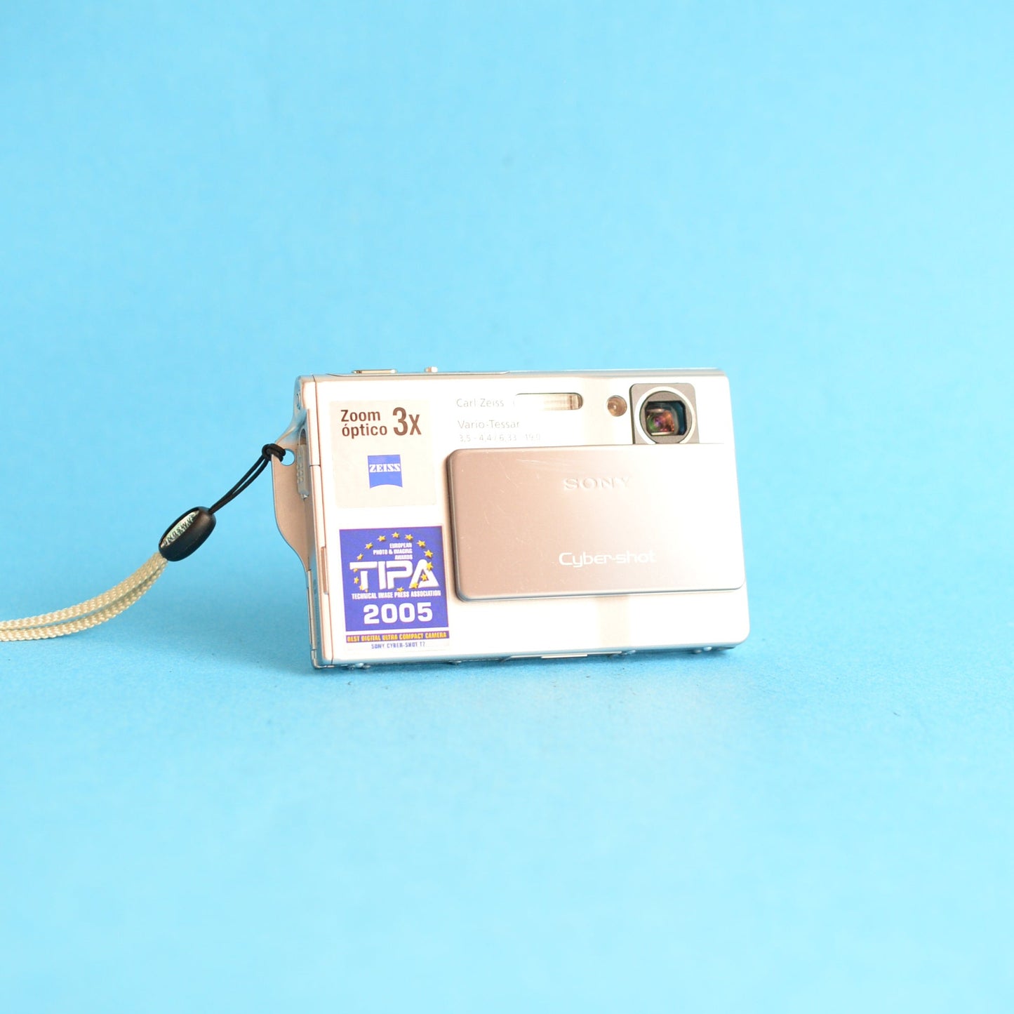 Sony CyberShot DSC-T77 Digital Camera | 10.1MP | Tested & Working | Silver