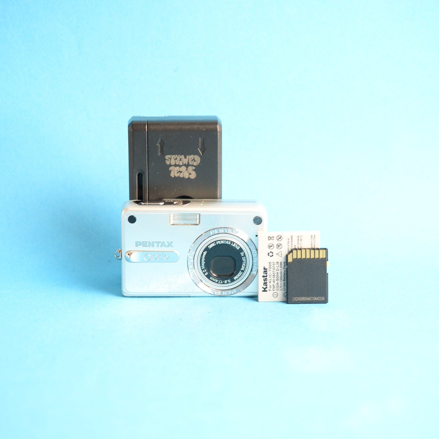 Pentax Optio S5z Digital Camera | 5MP | Read Description | Silver