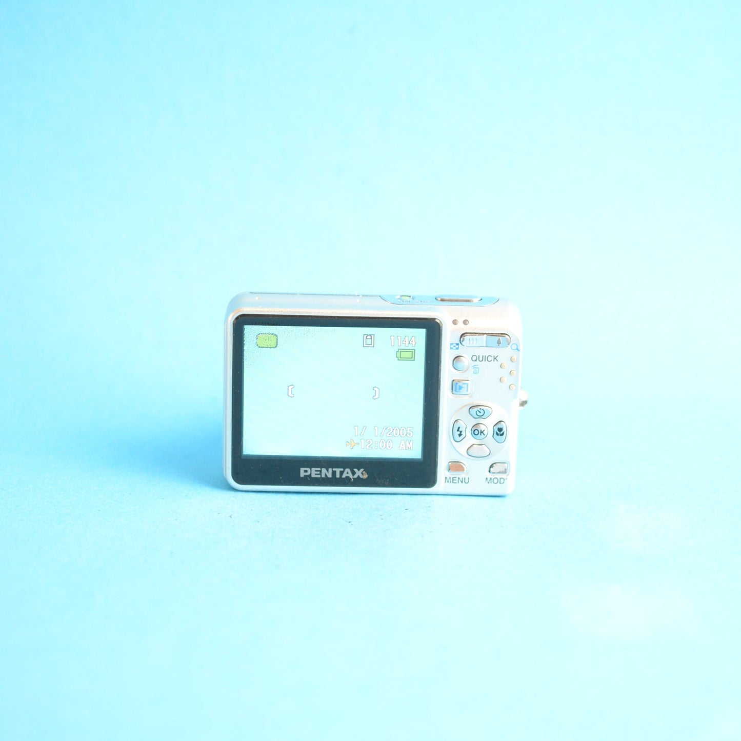 Pentax Optio S5z Digital Camera | 5MP | Read Description | Silver