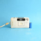 Samsung AF-Mini Film Camera | Konica Big Mini | 35mm Point & Shoot | Tested & Working | White