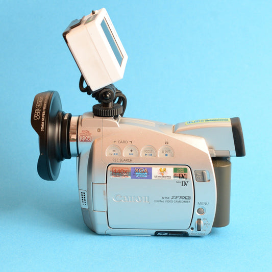 Canon ZR70 Digital Camcorder with Tapeless Accessories | Camcorder | Tested & Working | Silver