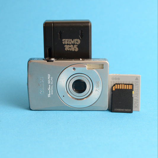 Canon PowerShot SD750 Digital Camera | 7.1MP | Read Description | Silver