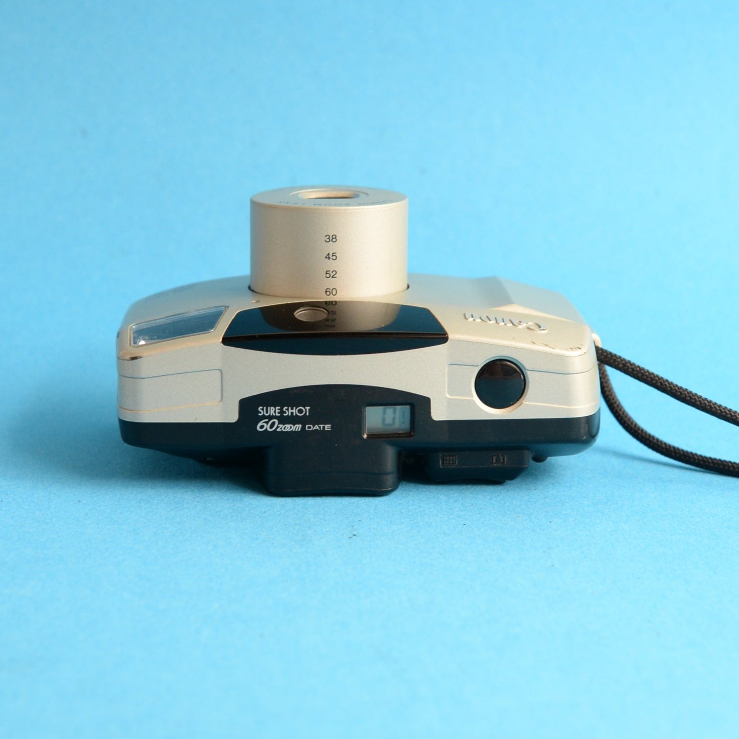 Canon SureShot 60 Zoom Date Film Camera | 35mm Point & Shoot | Tested & Working | Silver