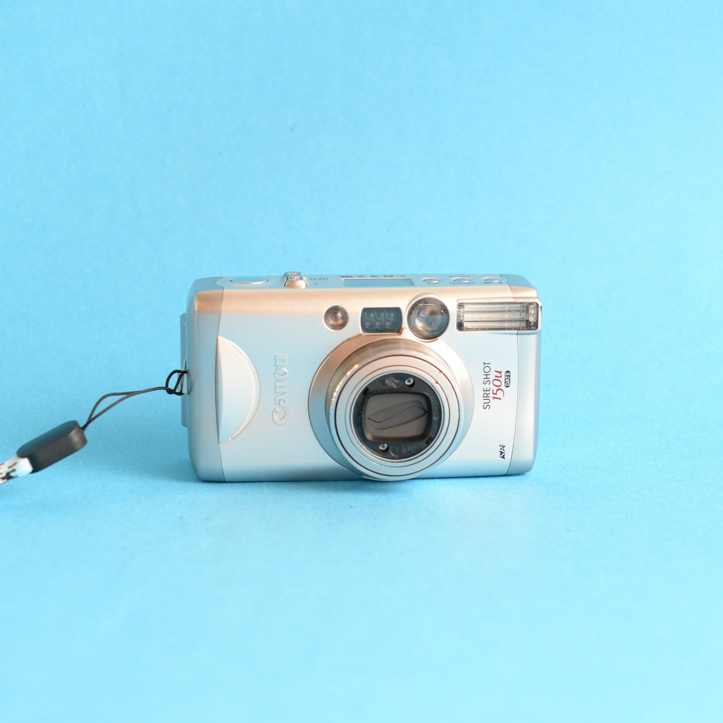 Canon SureShot 150u 35mm Point & Shoot Film Camera | Tested & Working | Silver