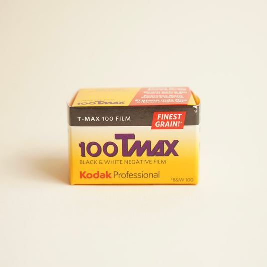 Kodak T-Max 100 35mm Film | Single Roll | Black & White Negative | 36 Exp