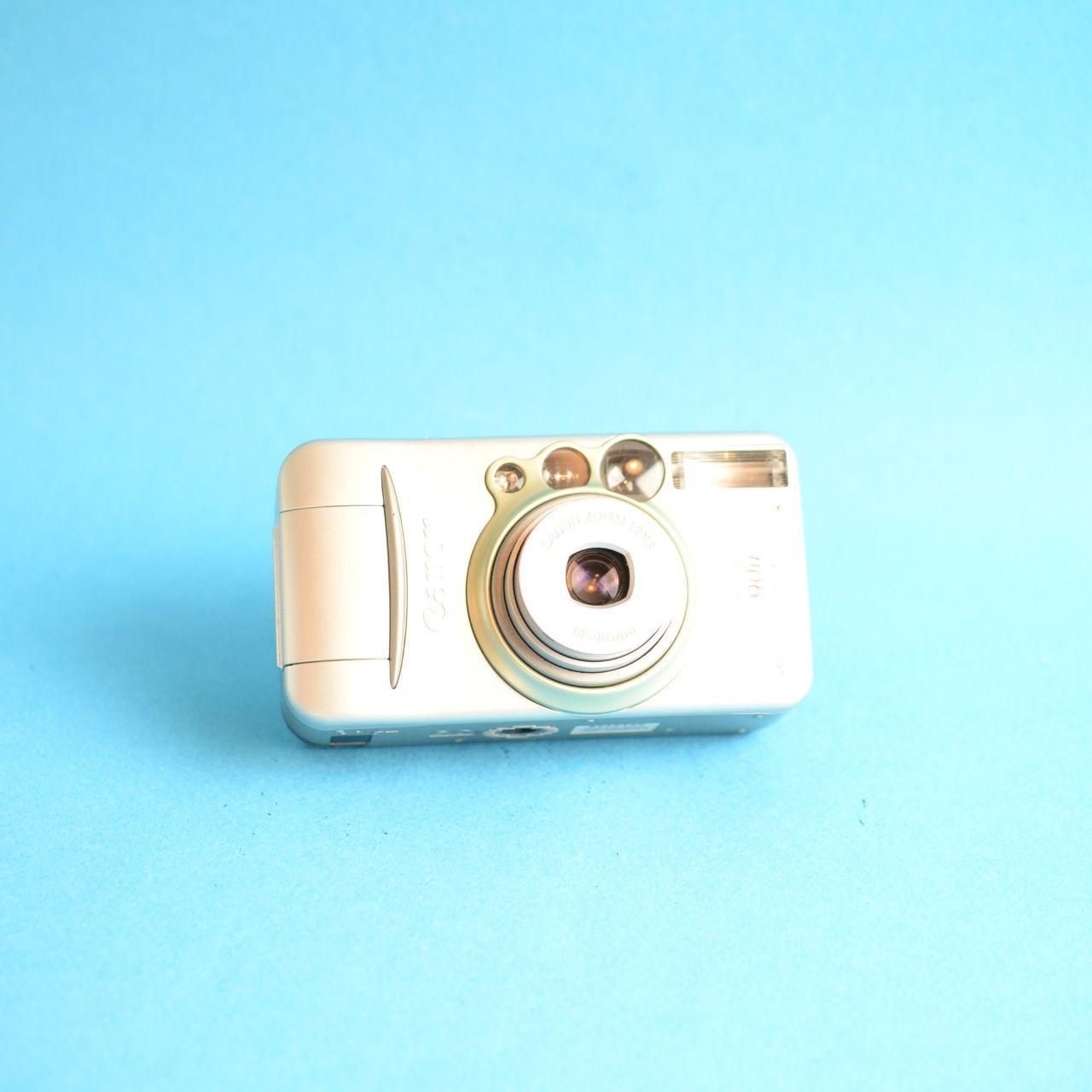 Canon SureShot 90u Film Camera | 35mm Point & Shoot | Tested & Working | Silver