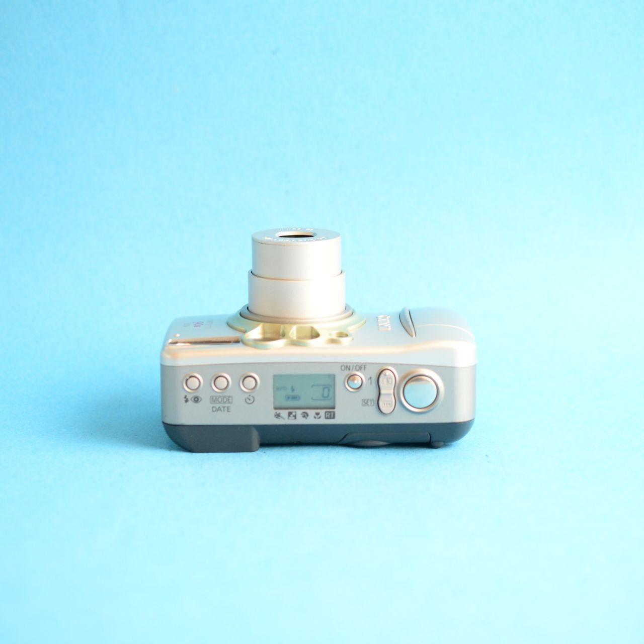 Canon SureShot 90u Film Camera | 35mm Point & Shoot | Tested & Working | Silver