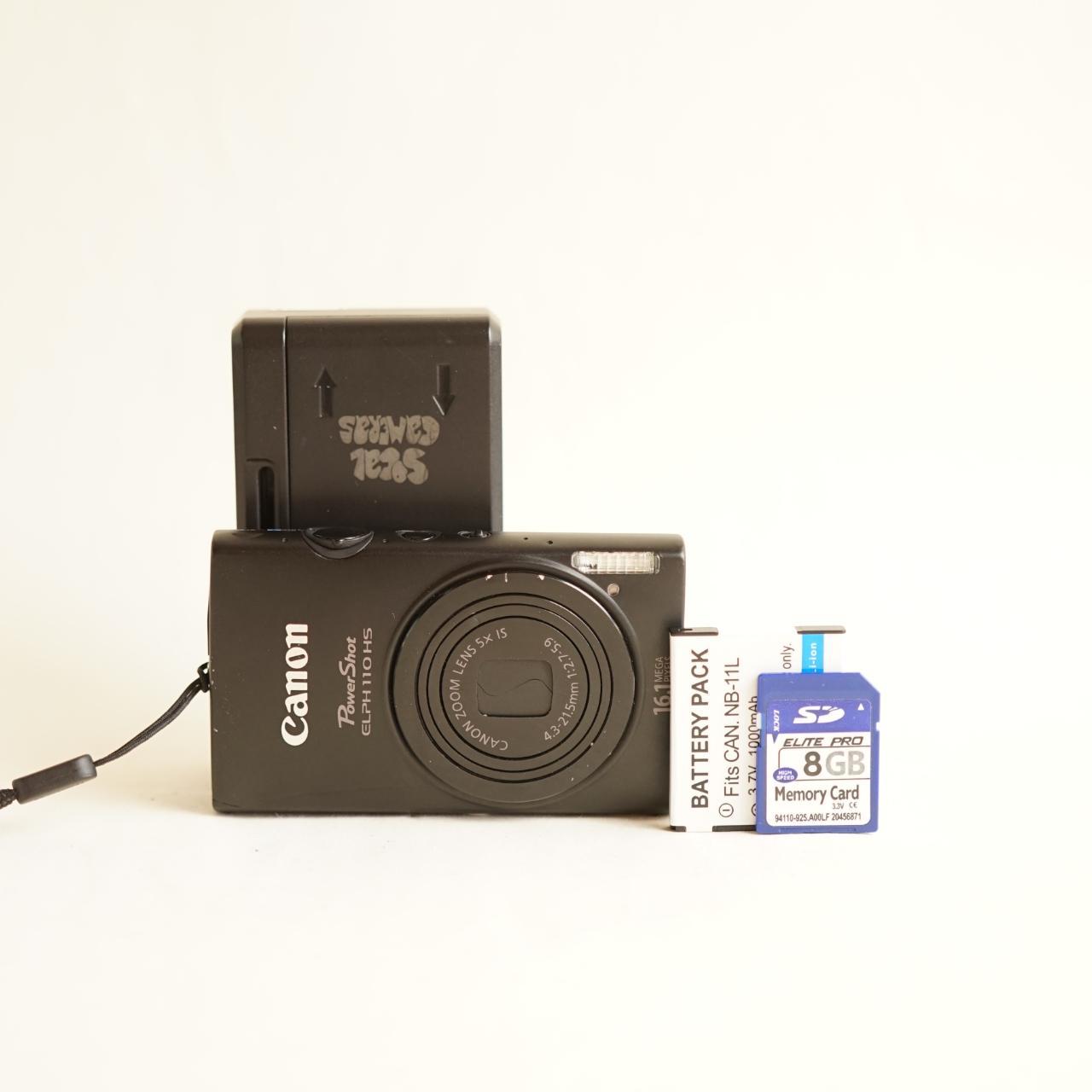 Canon PowerShot ELPH 110 HS Digital Camera | 16.1MP | Read Description | Black