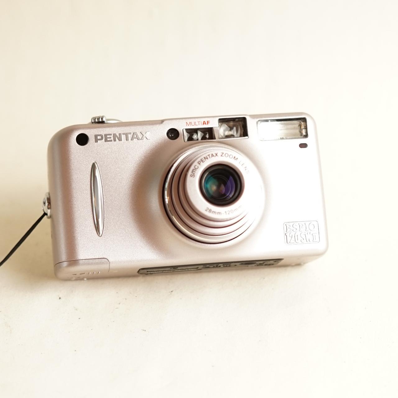 Pentax Espio 120SW II Film Camera | 35mm Point & Shoot | Tested & Working | Light Purple