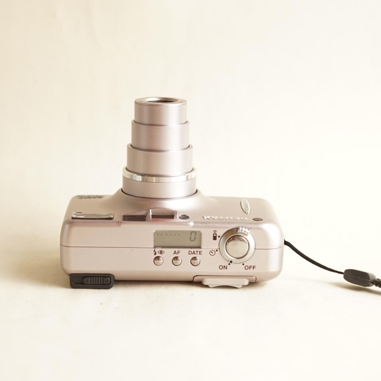 Pentax Espio 120SW II Film Camera | 35mm Point & Shoot | Tested & Working | Light Purple