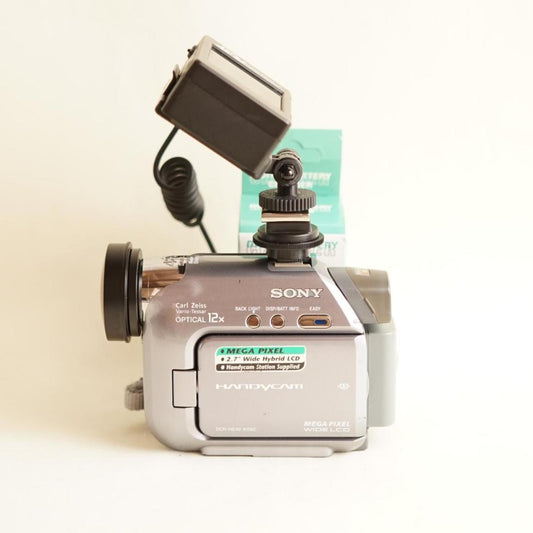 Sony Handycam DCR-HC42 Camcorder | Fisheye + Tapeless Setup | Tested & Working | Grey