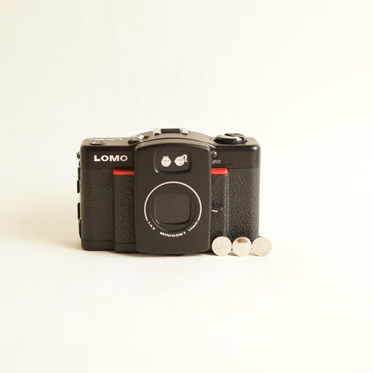 Lomo LC-Wide Film Camera | 35mm Point & Shoot | Tested & Working | Black
