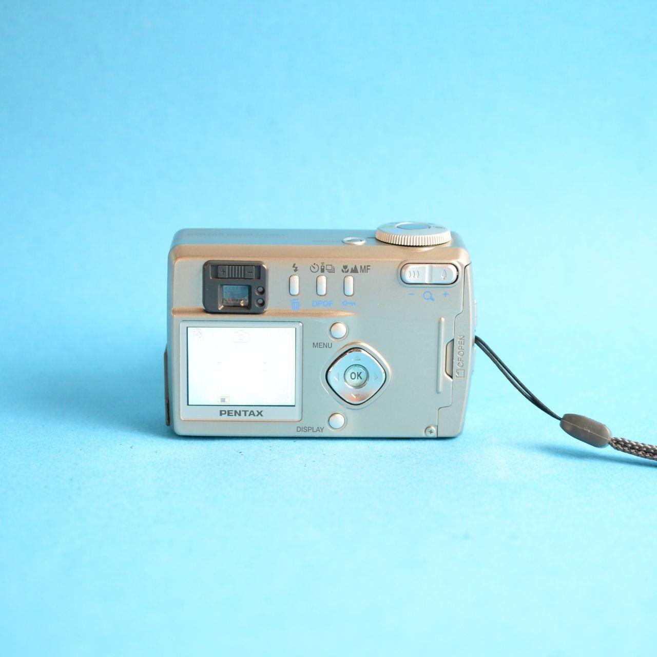 Pentax Optio 330 Digital Camera | 3.2MP | Tested & Working | Silver