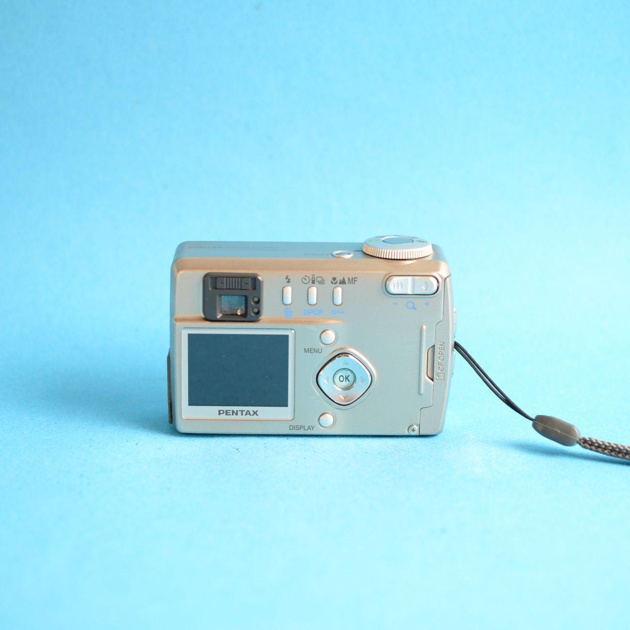 Pentax Optio 330 Digital Camera | 3.2MP | Tested & Working | Silver