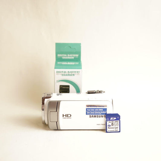 Samsung HMX-F900 Digital Camcorder | Tested & Working | White