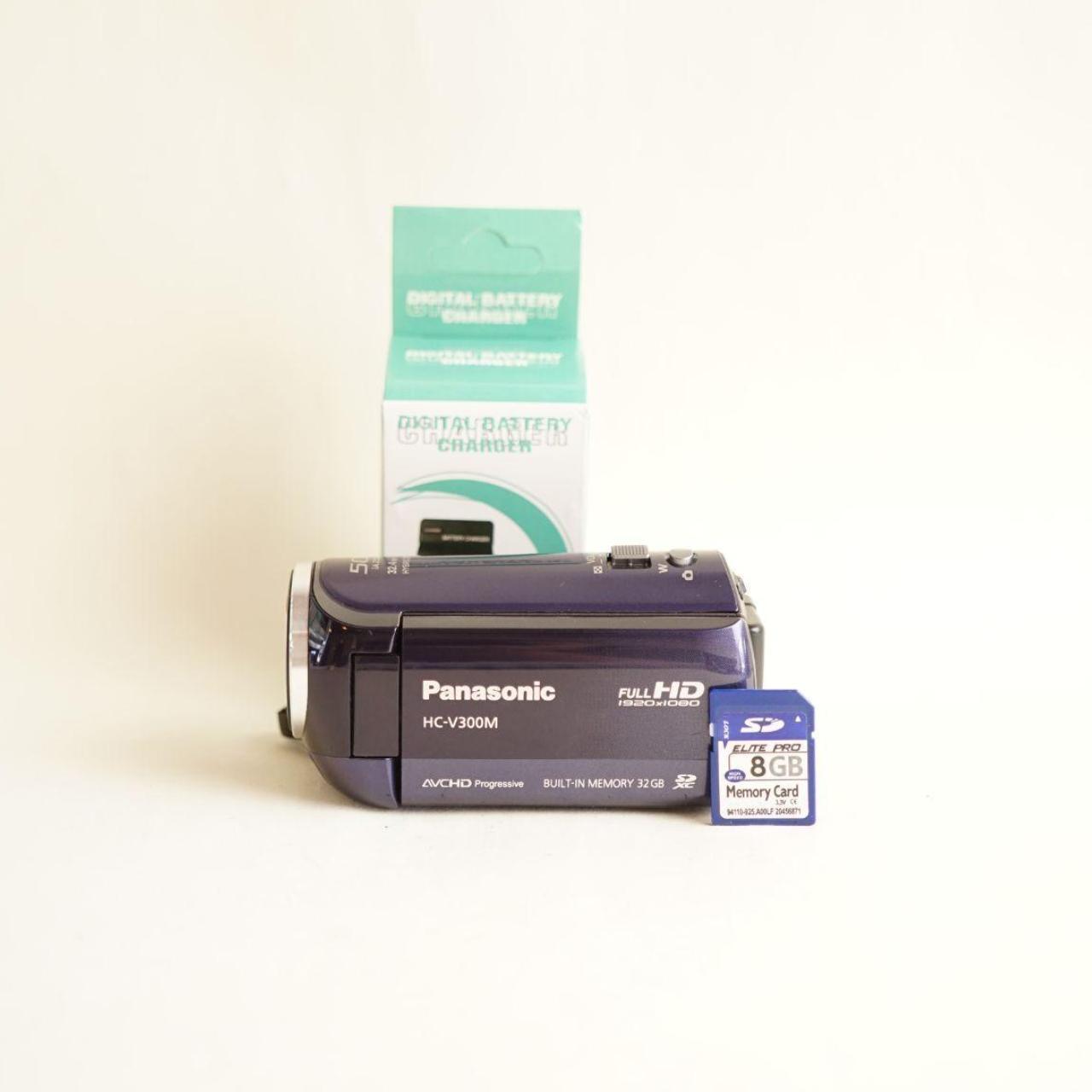 Panasonic HC-V300M Digital Camcorder | Tested & Working | Blue