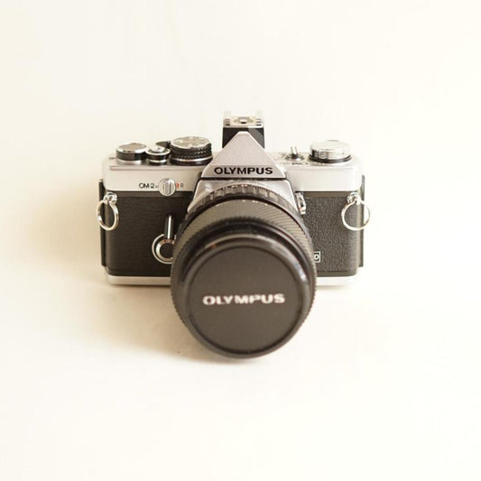 Olympus OM-2 Film Camera | 35mm SLR | Tested & Working | Silver & Black