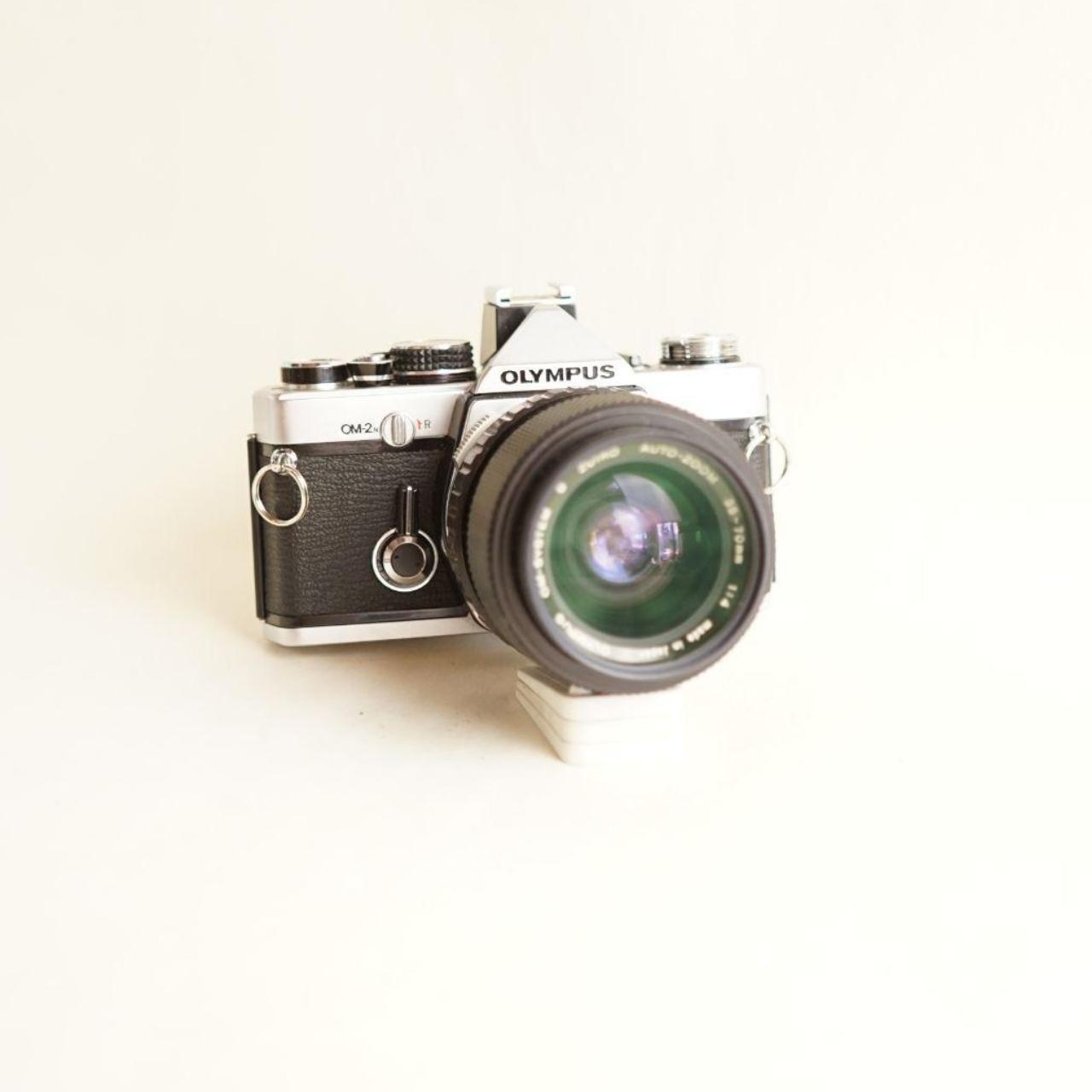 Olympus OM-2 Film Camera | 35mm SLR | Tested & Working | Silver & Black