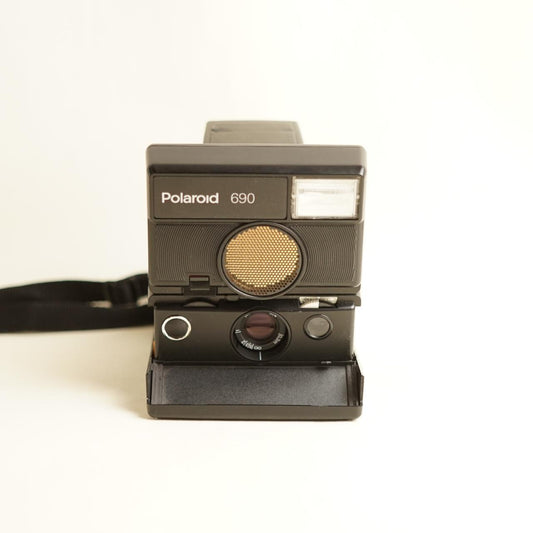 Polaroid 690 Instant Camera | Tested & Working | Black