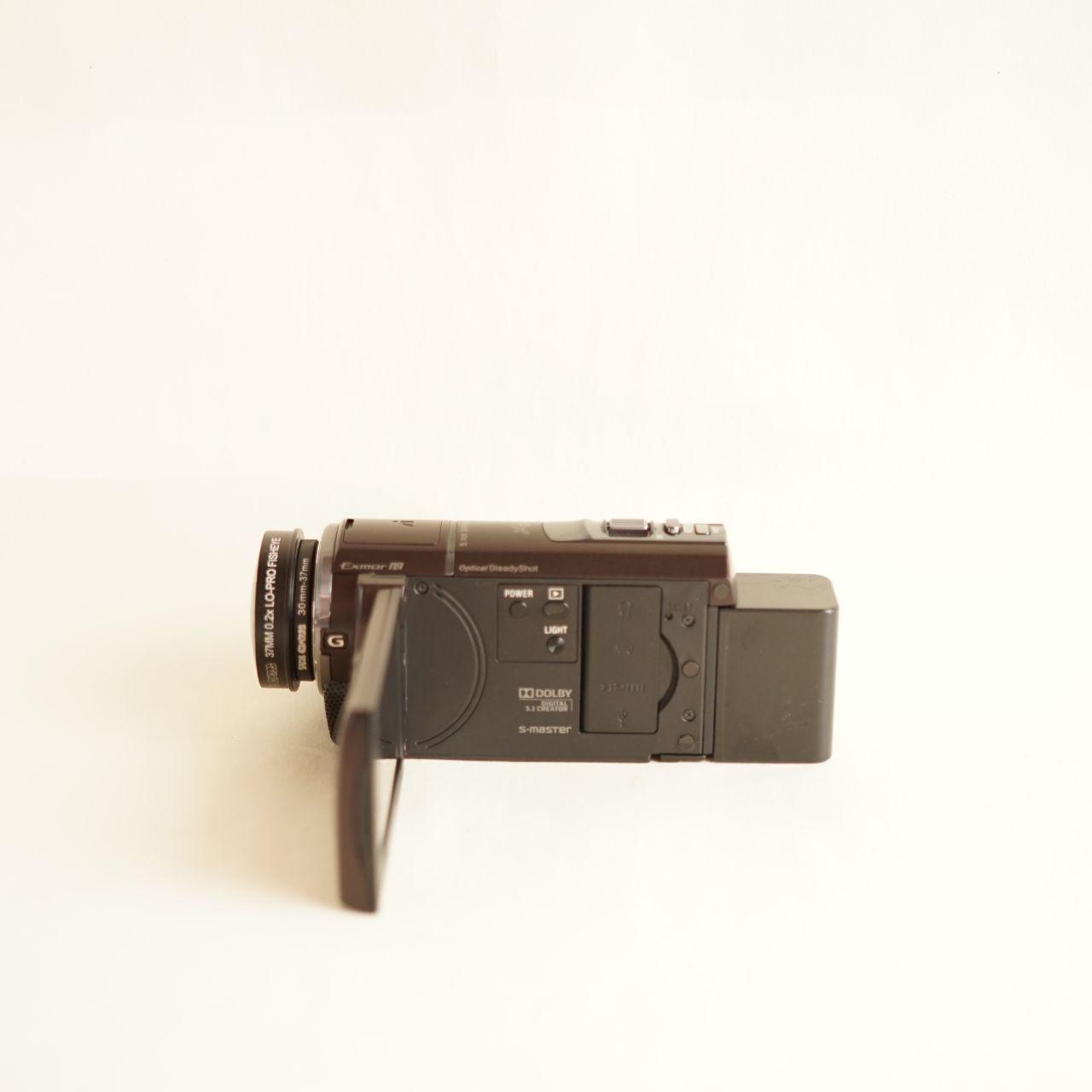 Sony Handycam HDR-CX360 w/ 0.2x Fisheye Camcorder | Tested & Working | Black