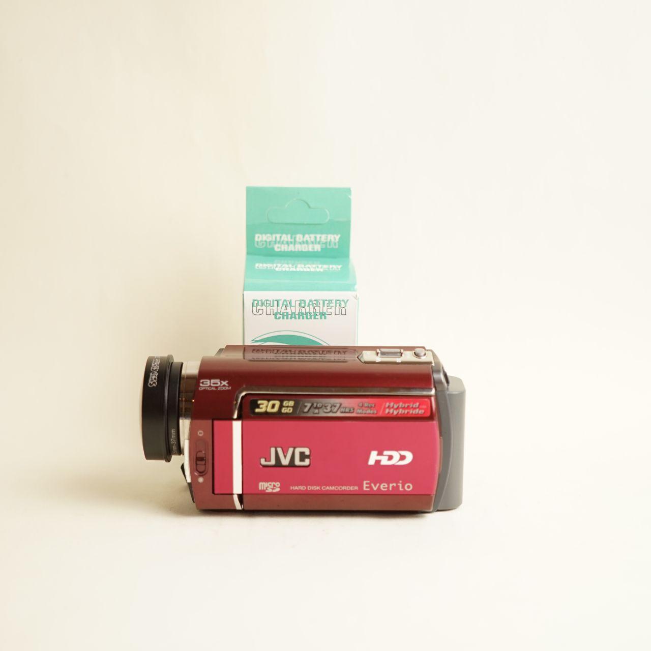 JVC GZ-MG330RU Camcorder | Tested & Working | Red