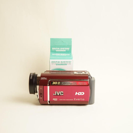 JVC GZ-MG330RU Camcorder | Tested & Working | Red