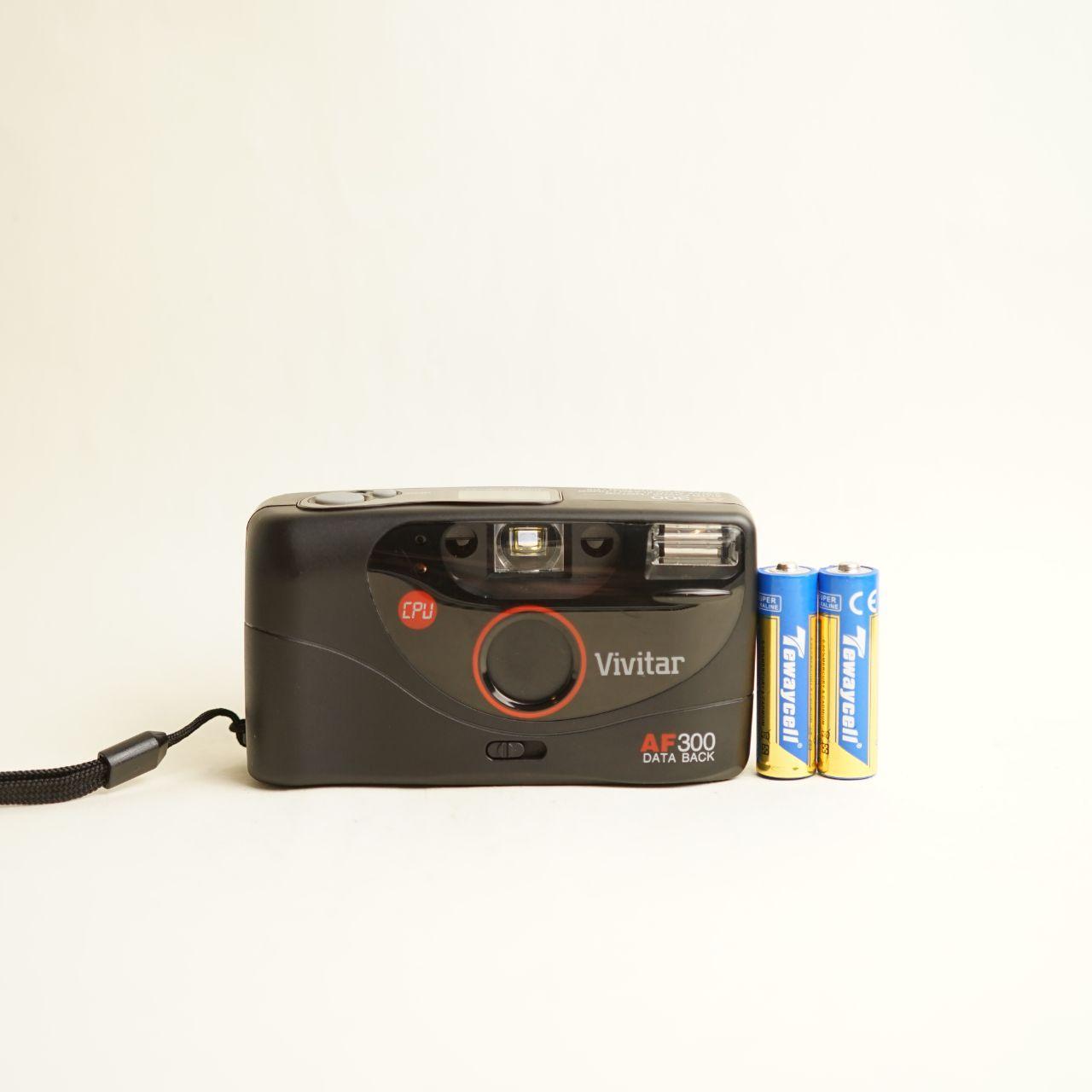 Vivitar AF 300 Film Camera | 35mm Point & Shoot | Tested & Working | Black