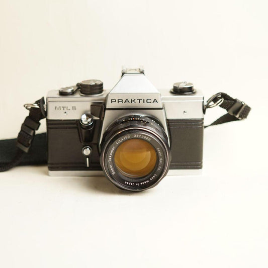 Praktica MTL 5 Film Camera | 35mm SLR | Tested & Working | Silver & Black