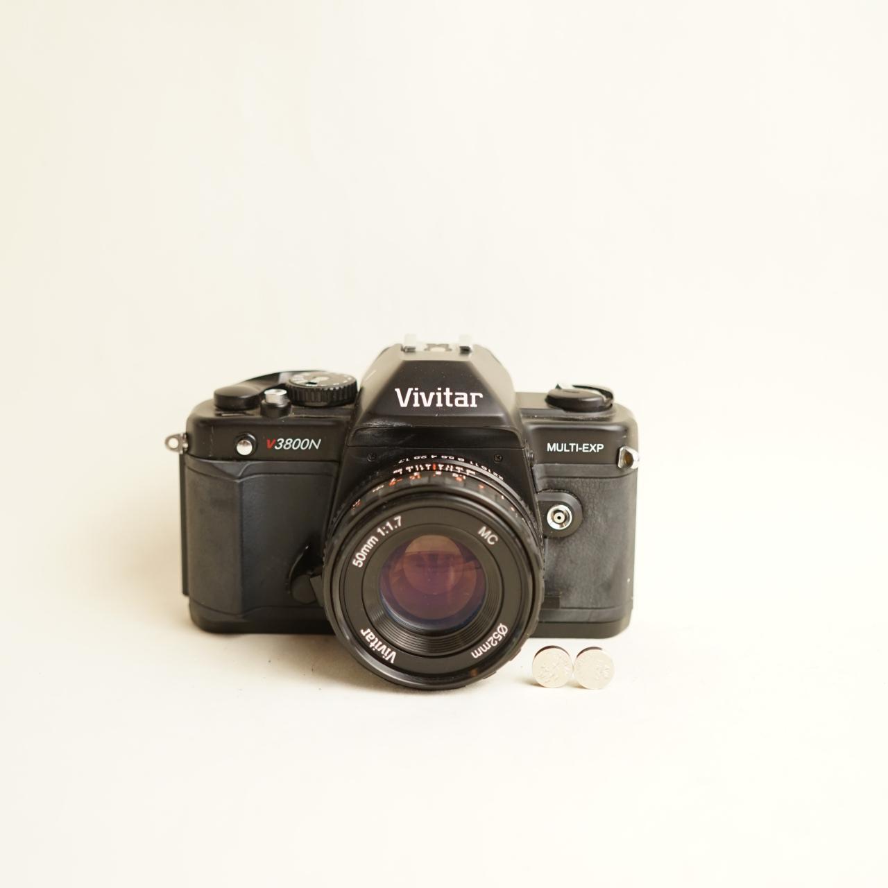 Vivitar V3800N Film Camera | 35mm SLR | Read Description | Black