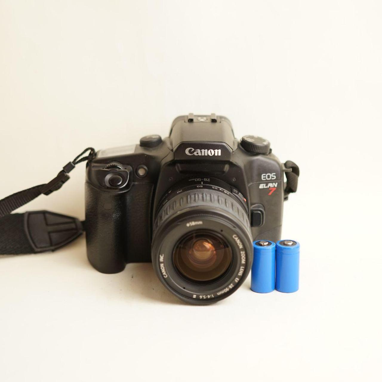 Canon EOS Elan 7 Film Camera | 35mm SLR | Tested & Working | Black