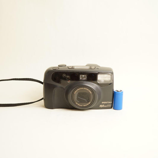 Pentax IQZoom 920 Film Camera | 35mm Point & Shoot | Tested & Working | Grey