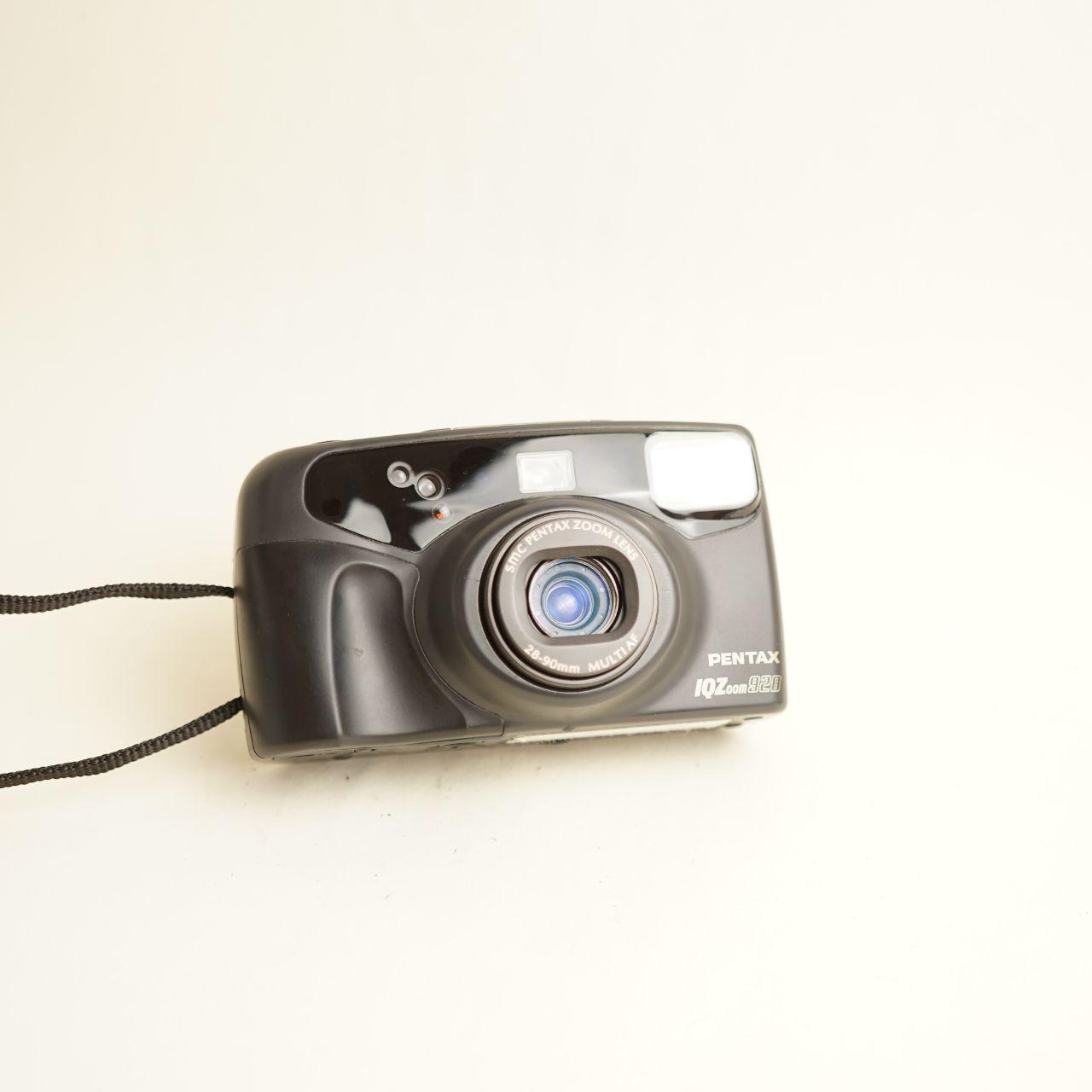 Pentax IQZoom 920 Film Camera | 35mm Point & Shoot | Tested & Working | Grey