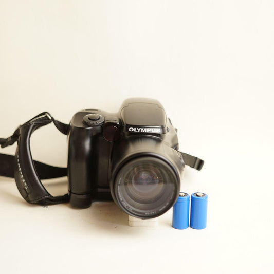 Olympus IS-3 DLX Film Camera | 35mm SLR | Tested & Working | Black