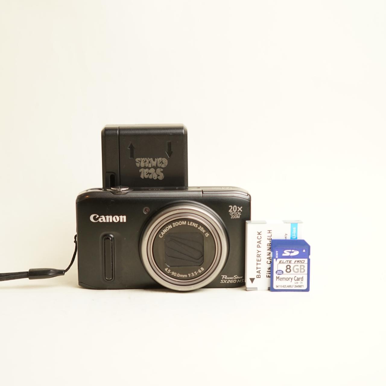 Canon PowerShot SX260 HS Digital Camera | 12.1MP | Read Description | Black