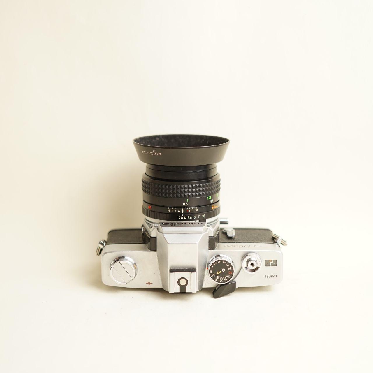 Minolta SRT202 | FULLY CLA'D | Film Camera | 35mm SLR | Tested & Working | Black & Silver