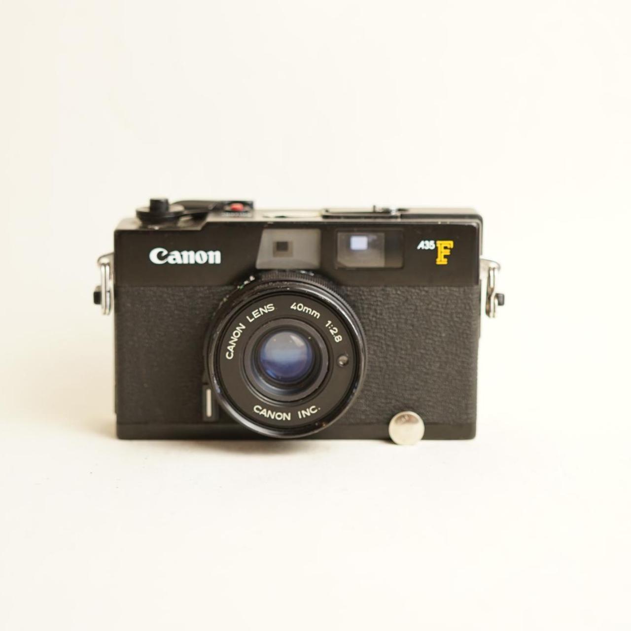 Canon A35F Film Camera | 35mm Rangefinder | Tested & Working | Black