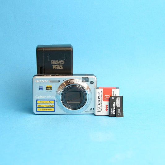 Sony Cyber-shot DSC-W150 Digital Camera | 8.1MP | Tested & Working | Silver
