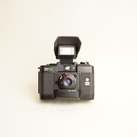 Hanimex 35mm Micro Flash Film Camera | 35mm Point & Shoot | Tested & Working | Black