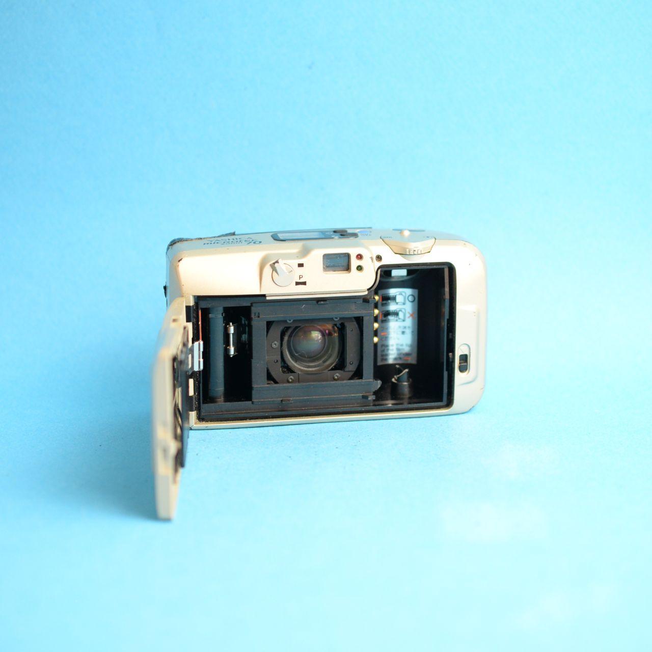 Yashica Microtec Zoom 70 Film Camera | 35mm Point & Shoot | Read Description | Tan