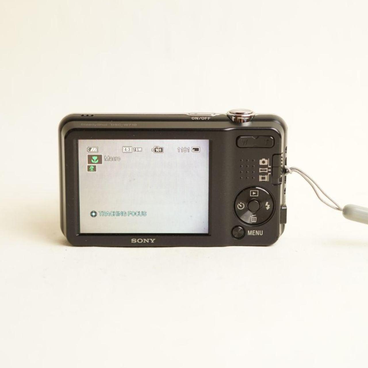 Sony Cyber-shot DSC-W710 Digital Camera | 16.1MP | Tested & Working | Black