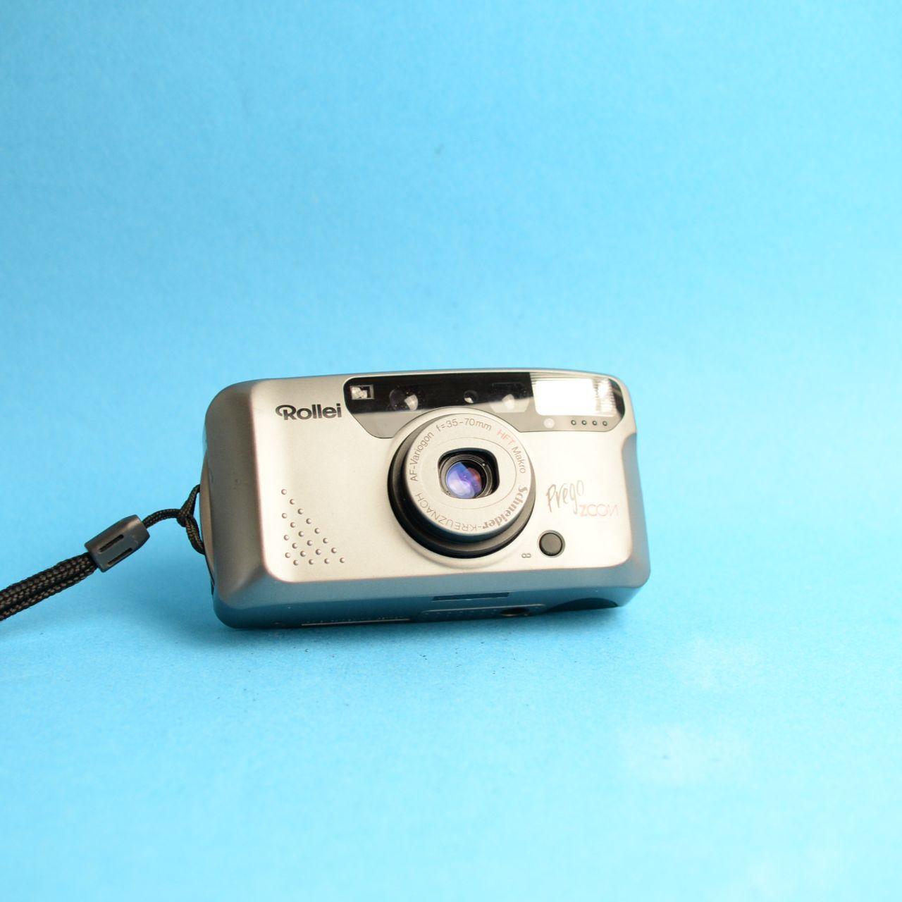 Rollei Prego Zoom Film Camera | 35mm Point & Shoot | Tested & Working | Grey