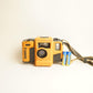 Canon Sure Shot A-1 (AS-6) Film Camera | 35mm Point & Shoot | Tested & Working | Yellow
