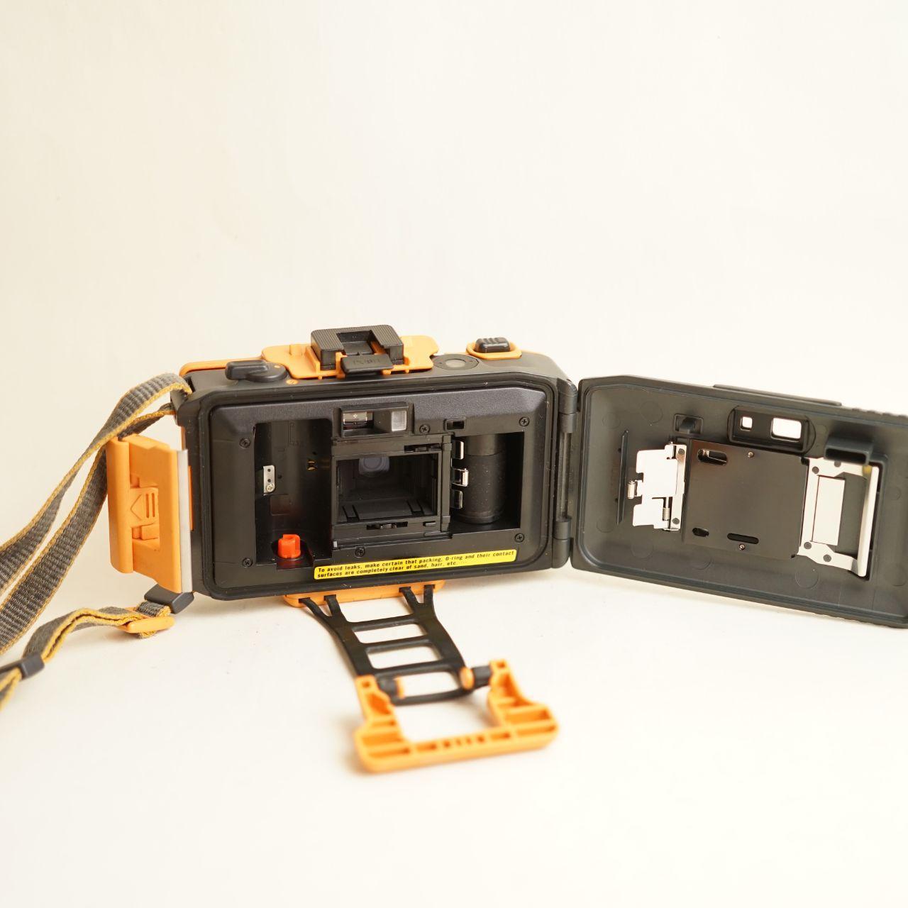 Canon Sure Shot A-1 (AS-6) Film Camera | 35mm Point & Shoot | Tested & Working | Yellow