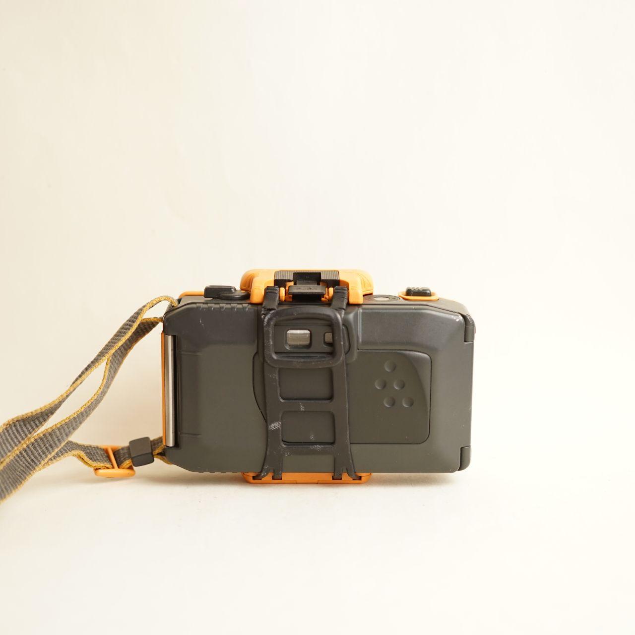 Canon Sure Shot A-1 (AS-6) Film Camera | 35mm Point & Shoot | Tested & Working | Yellow