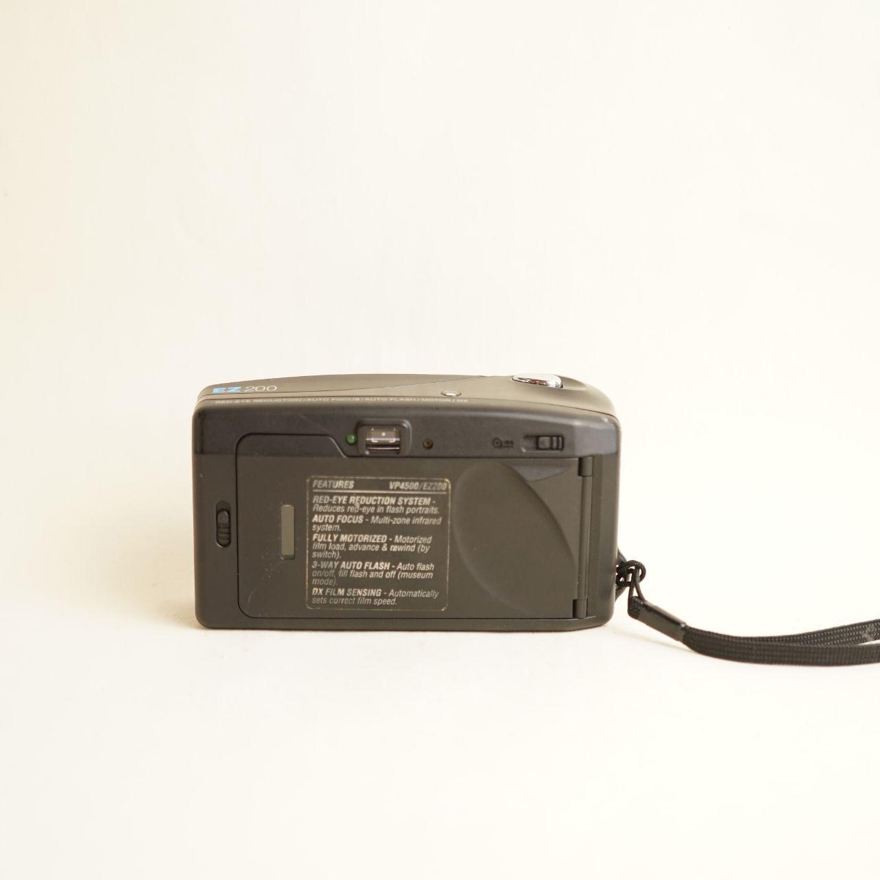 Vivitar EZ200 Film Camera | 35mm Point & Shoot | Tested & Working | Black