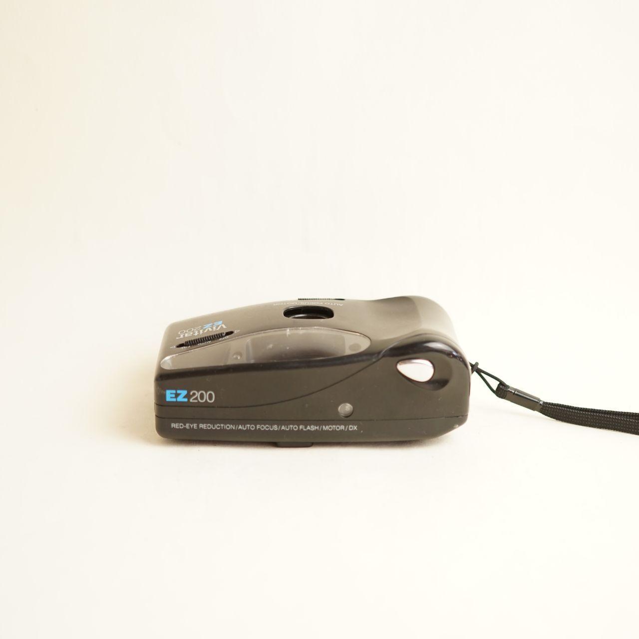 Vivitar EZ200 Film Camera | 35mm Point & Shoot | Tested & Working | Black