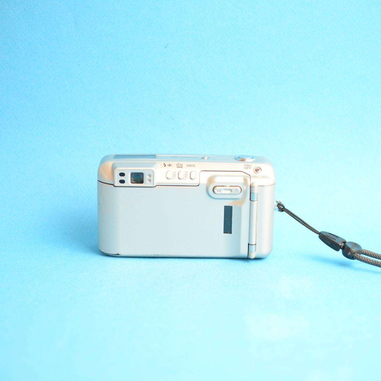 Minolta Freedom Zoom 160 Date Film Camera | 35mm Point & Shoot | Tested & Working | Silver