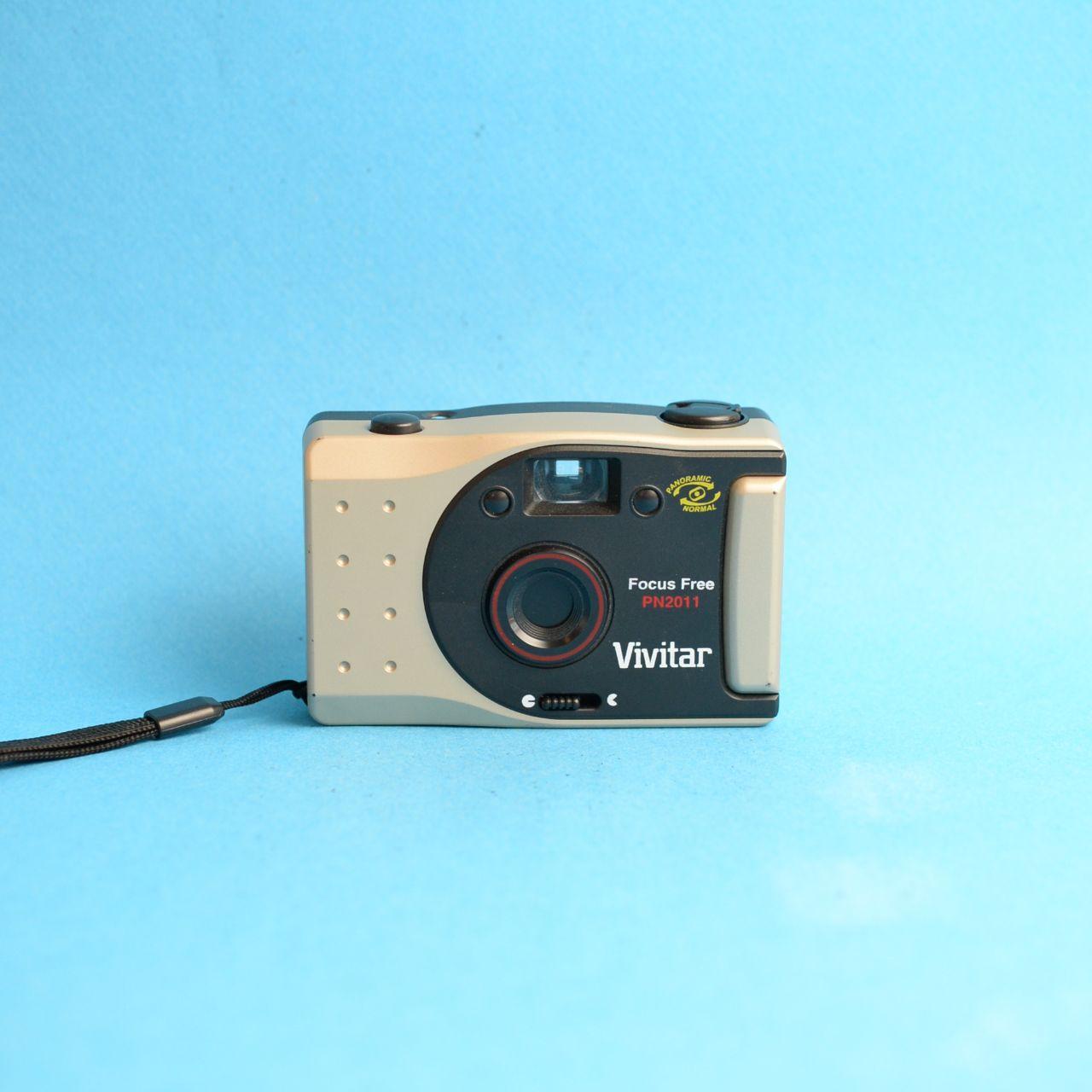 Vivitar Focus Free PN2011 Film Camera | 35mm Point & Shoot | Tested & Working | Black