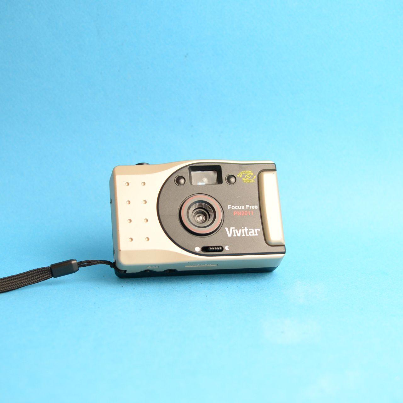 Vivitar Focus Free PN2011 Film Camera | 35mm Point & Shoot | Tested & Working | Black